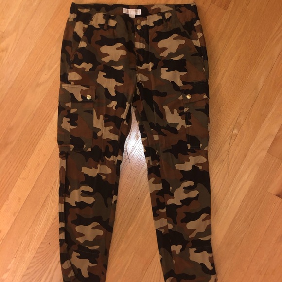 michael kors camouflage pants